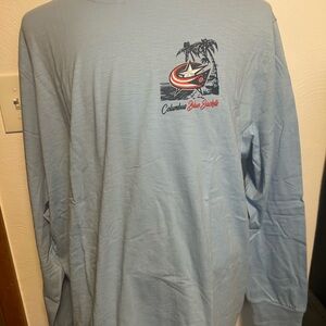 Columbus Blue Jackets Margaritaville l Long Sleeve Shirt XXL NWT